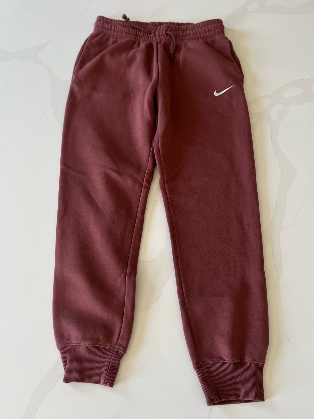 Nike Dusty Mauve Swoosh Sweatpants - Picture 3 of 6